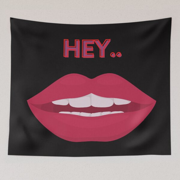 Item preview, Hey...Lips designed and sold by hausofbutterfly.