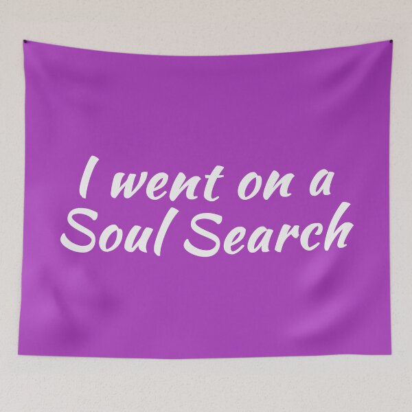 Item preview, I Went on a Soul Search | Life Purpose | Quotes | Purple designed and sold by Wintre2.