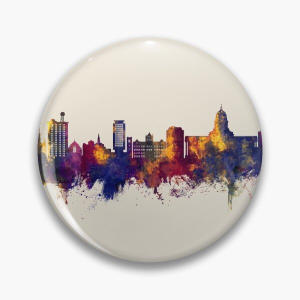 Artikelvorschau, Madison Wisconsin Skyline entworfen und verkauft von ArtPrints.