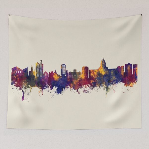 Artikelvorschau, Madison Wisconsin Skyline entworfen und verkauft von ArtPrints.