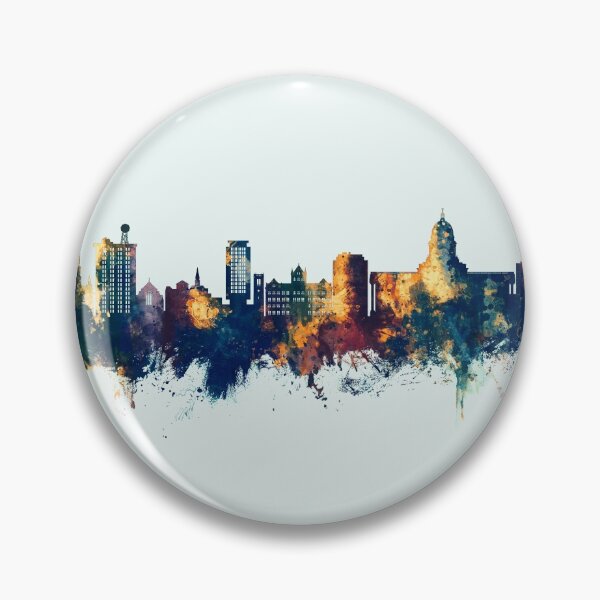 Artikelvorschau, Madison Wisconsin Skyline entworfen und verkauft von ArtPrints.
