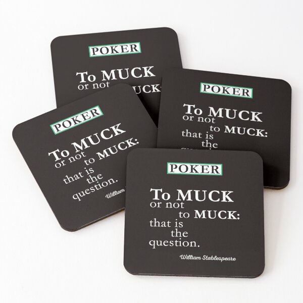 Item preview, To Muck or Not to Muck designed and sold by PokerDay.