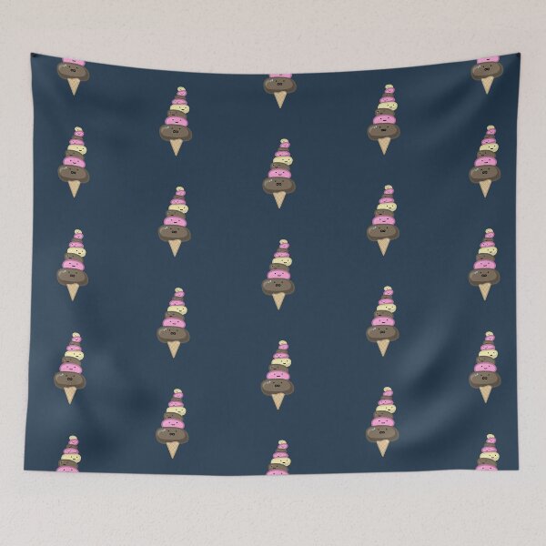 Item preview, Happy Stacked Ice Cream designed and sold by ontenno-designs.