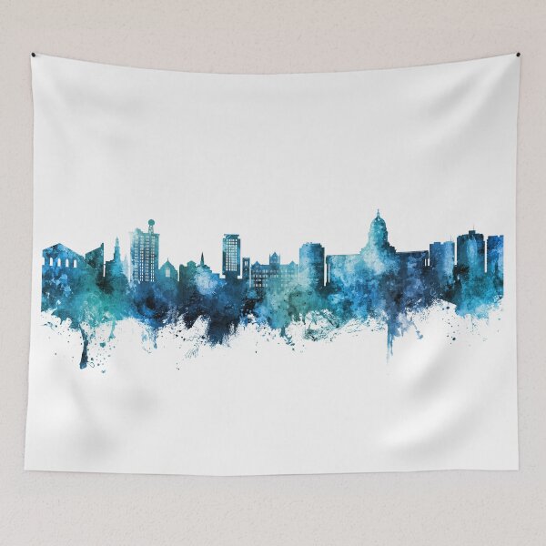 Artikelvorschau, Madison Wisconsin Skyline entworfen und verkauft von ArtPrints.