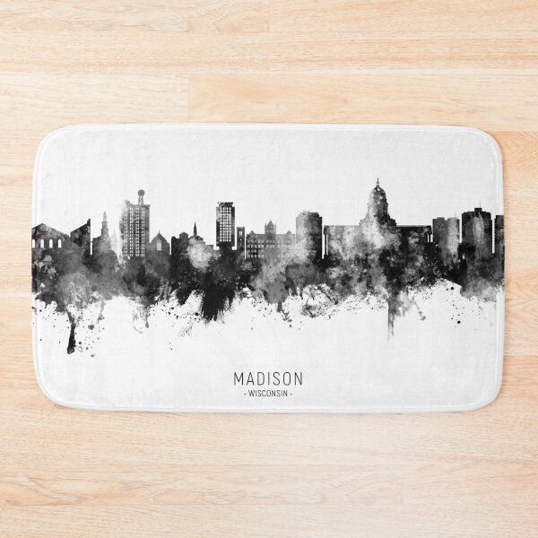 Artikelvorschau, Madison Wisconsin Skyline entworfen und verkauft von ArtPrints.