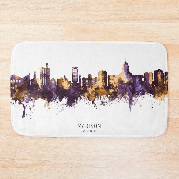 Artikelvorschau, Madison Wisconsin Skyline entworfen und verkauft von ArtPrints.