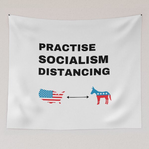 Item preview, Practise Socialism Distancing designed and sold by PurpleTank.