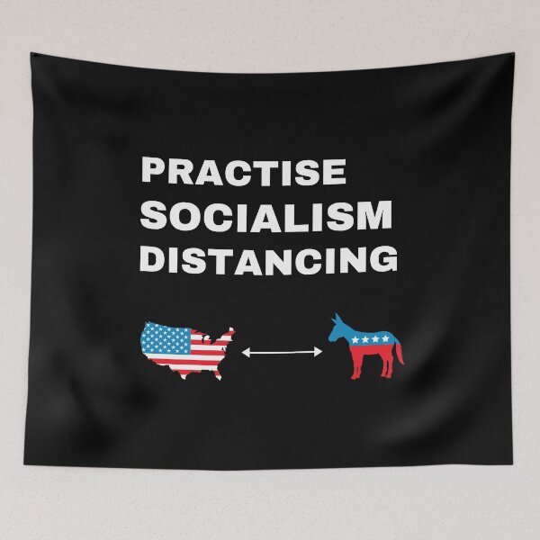 Item preview, Practise Socialism Distancing designed and sold by PurpleTank.