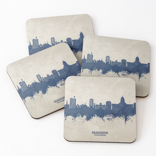 Item preview, Madison Wisconsin Skyline designed and sold by ArtPrints.