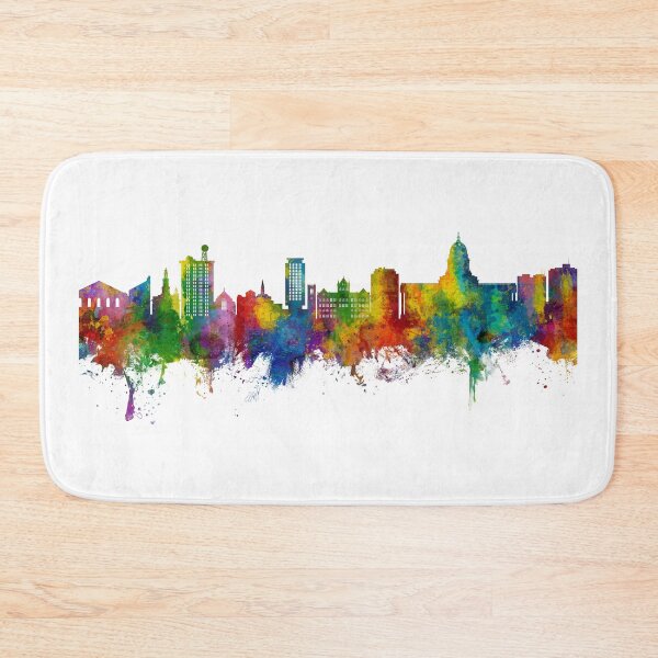 Artikelvorschau, Madison Wisconsin Skyline entworfen und verkauft von ArtPrints.