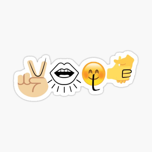 Emojis Meaning Stickers Redbubble - pin by eden moore on roblox girl emoji card games avatar