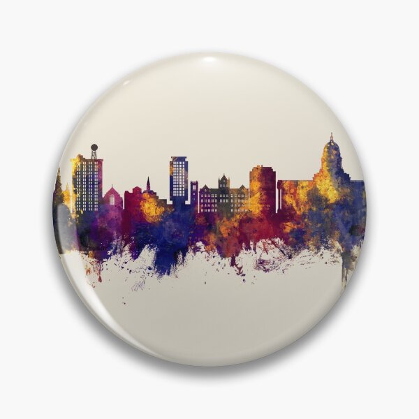 Artikelvorschau, Madison Wisconsin Skyline entworfen und verkauft von ArtPrints.