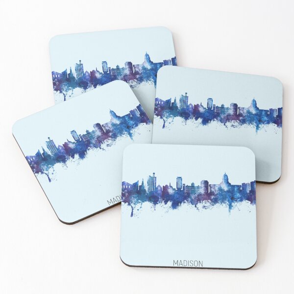 Item preview, Madison Wisconsin Skyline designed and sold by ArtPrints.