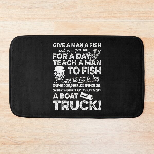 Item preview, Teach A Men To Fish designed and sold by GeniusDesignArt.