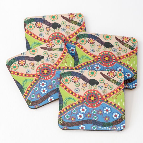 Item preview, One Tribe Protected by Rainbow Serpent designed and sold by MickAndoDesigns.