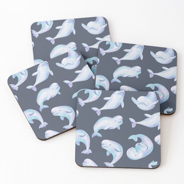 Item preview, Navy Beluga Whale Swimming Pack designed and sold by SwaDesign.