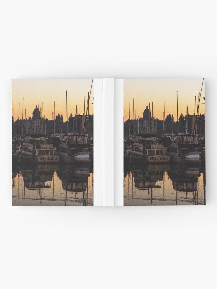 Olympia Washington Downtown Waterfront Hardcover Journal By Leemcnut Redbubble