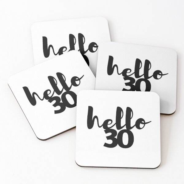 Item preview, Hello 30 | Hello Thirty - Funny Birthday Design designed and sold by K-icon.