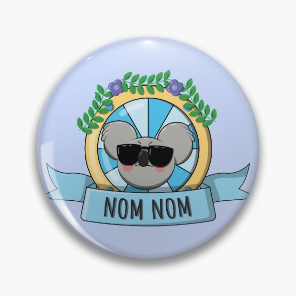 Koala Nom Nom Pins And Buttons Redbubble