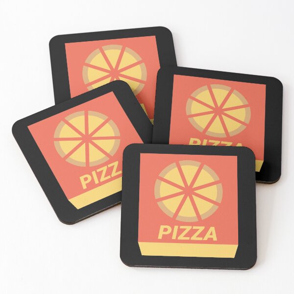 Item preview, Cute orange pizza take away box designed and sold by Maria Simone.