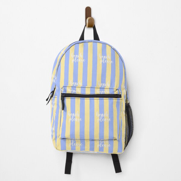 Item preview, beach please, yellow and blue stripes, bold design designed and sold by robinverheul.