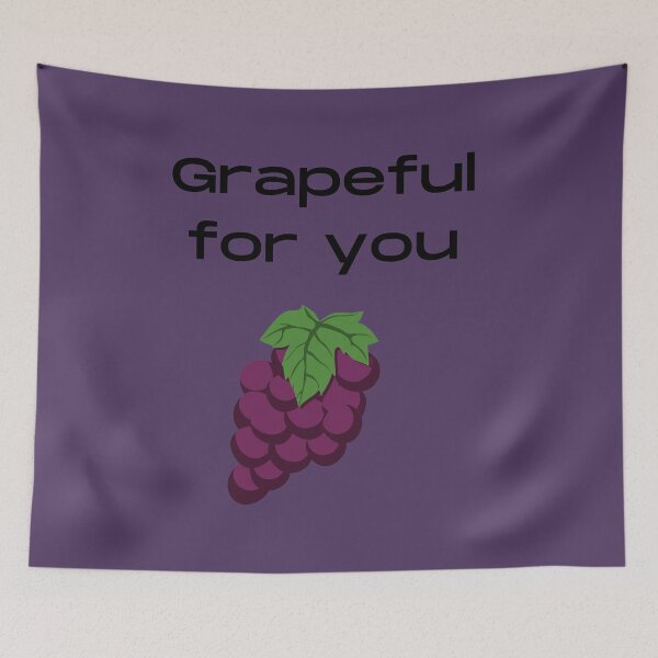 Item preview, Grateful Grapeful Pun designed and sold by Felicity-K.