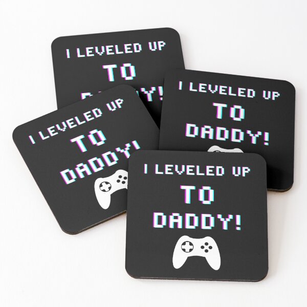 Item preview, I leveled Up to Daddy! - Gamer Design designed and sold by K-icon.