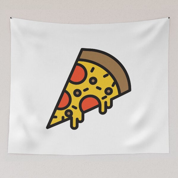 Item preview, Cheese Dripping Outline Yummy  Pizza Slice designed and sold by Maria Simone.