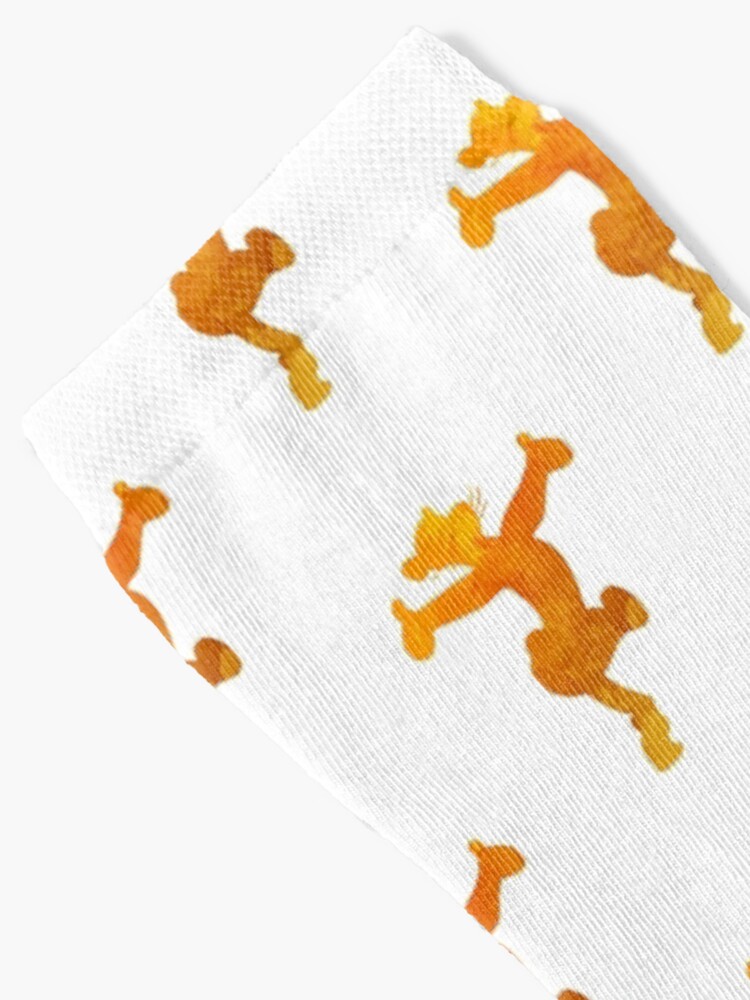 Tiger Inspired Silhouette Socks