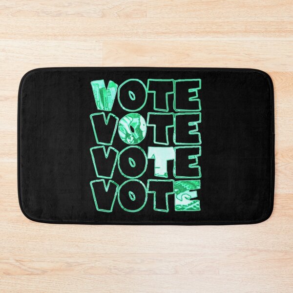 Item preview, Vote Green Typography  designed and sold by aventi24.