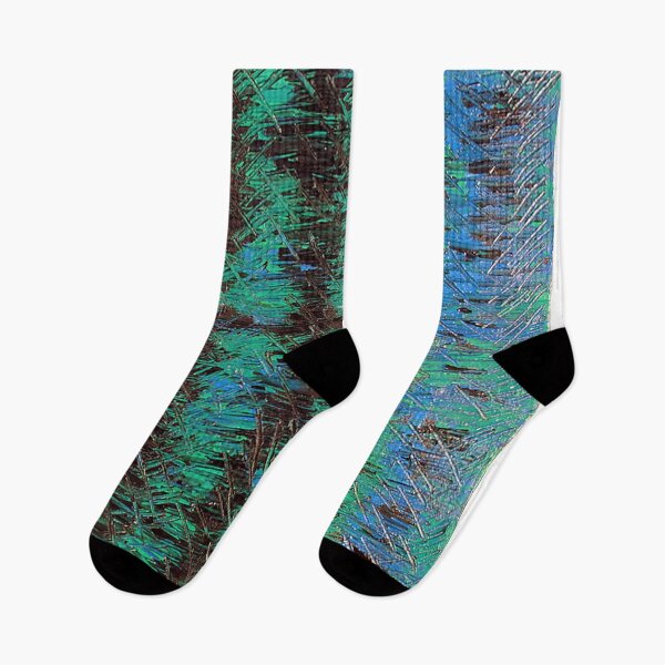 Item preview, Abstract blue water designed and sold by vibeceramics.