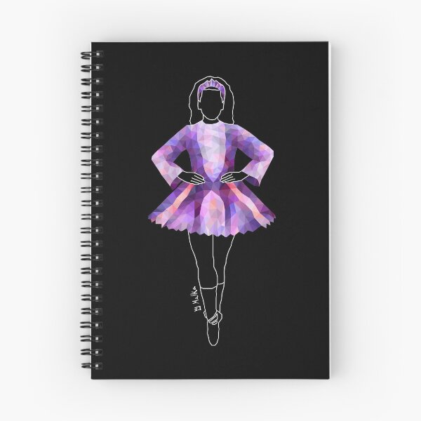Item preview, Irish Dancer In Purple Dress designed and sold by TraDArt.
