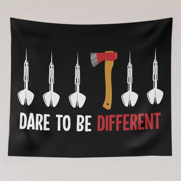Item preview, Axe Throwing Dare To Be Different designed and sold by funnierthanthou.