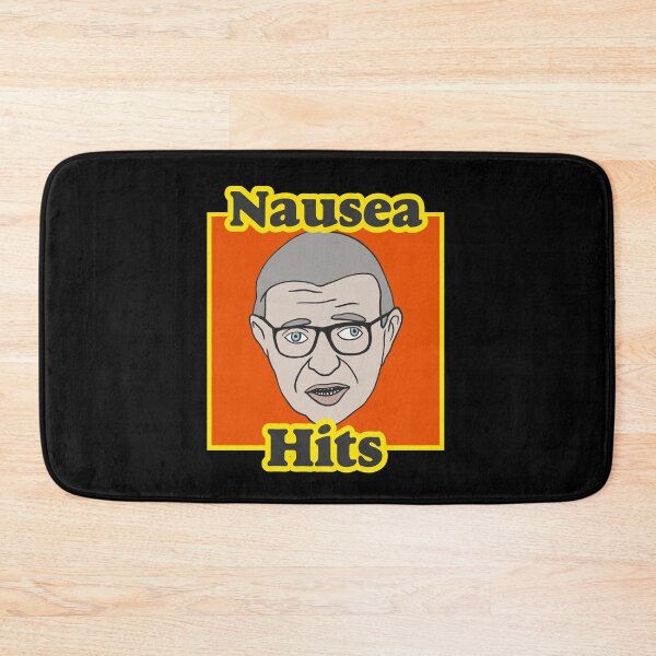 Item preview, Sartre - Nausea Hits - Philosophy Teacher designed and sold by CanadianUnicorn.