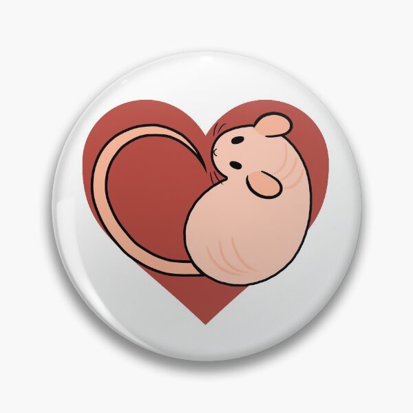 Item preview, Heart Rat - Naked designed and sold by Ratfrens.