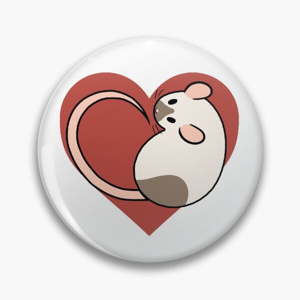 Item preview, Heart Rat - Siamese designed and sold by Ratfrens.