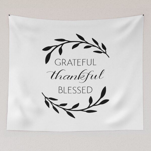 Item preview, Thanksgiving Blessing Greeting designed and sold by LADYGOODMOOD.