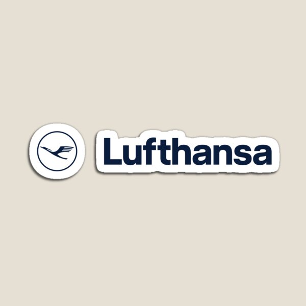 Lufthansa airline sticker Magnet