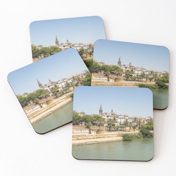 Item preview, Midday Sun Shine on the Guadalquivir River Waterfront - Quintessential Seville Andalusia Spain designed and sold by Georgia Mizuleva.
