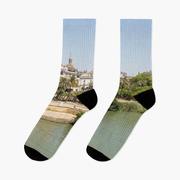 Item preview, Midday Sun Shine on the Guadalquivir River Waterfront - Quintessential Seville Andalusia Spain designed and sold by Georgia Mizuleva.