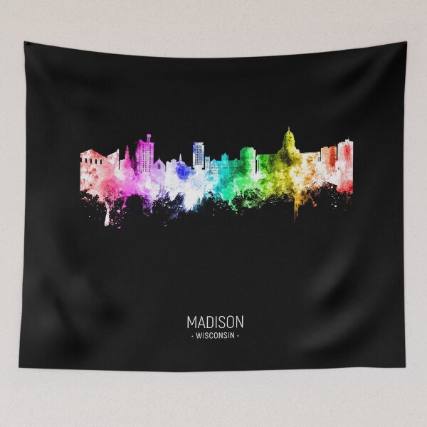 Artikelvorschau, Madison Wisconsin Skyline entworfen und verkauft von ArtPrints.