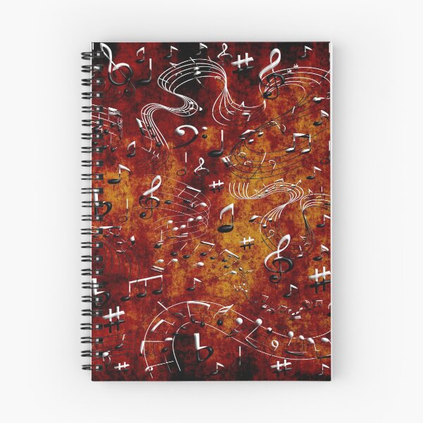 Item preview, music notes designed and sold by wimblettdesigns.