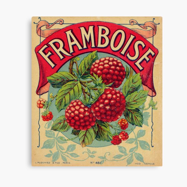 Item preview, Frambroise French Vintage Fruit Label designed and sold by BergamotTeapot.