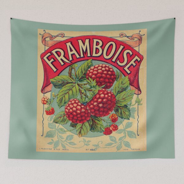Item preview, Frambroise French Vintage Fruit Label designed and sold by BergamotTeapot.