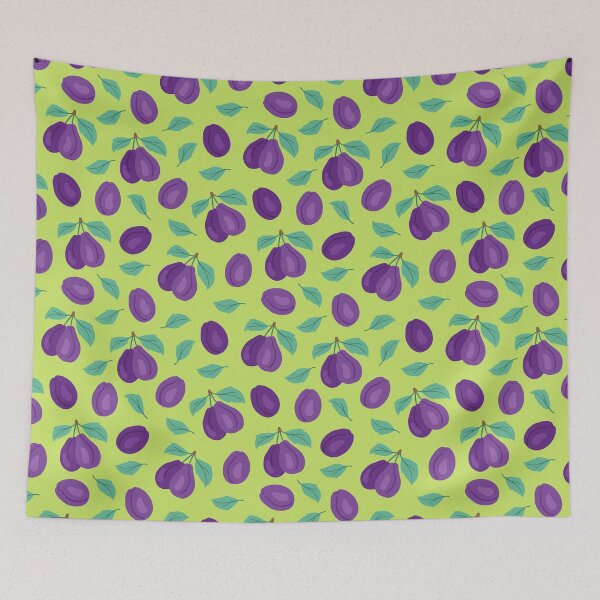 Item preview, Fresh Plums Fruit Pattern designed and sold by karspaul.