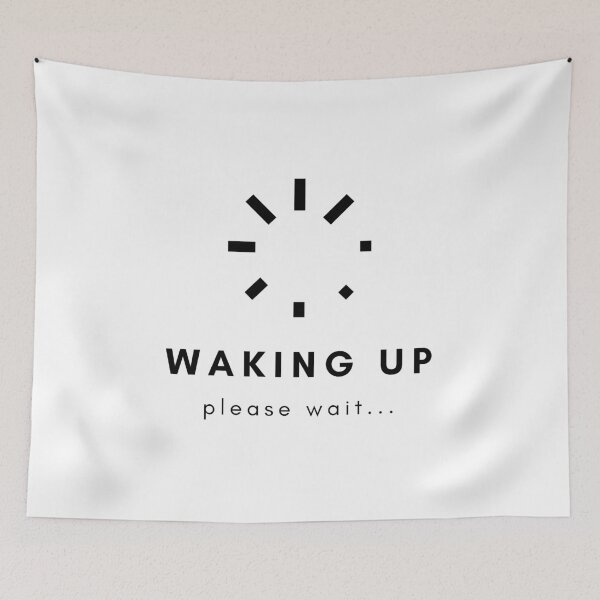 Item preview, waking up, please wait designed and sold by FedoraDesign.