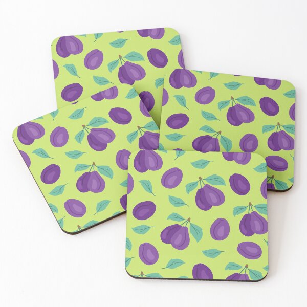 Item preview, Fresh Plums Fruit Pattern designed and sold by karspaul.