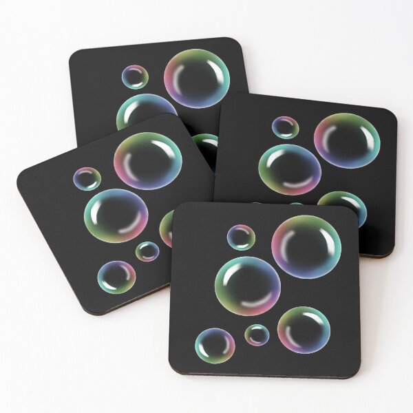 Item preview, Bubbles in black designed and sold by nikypop.