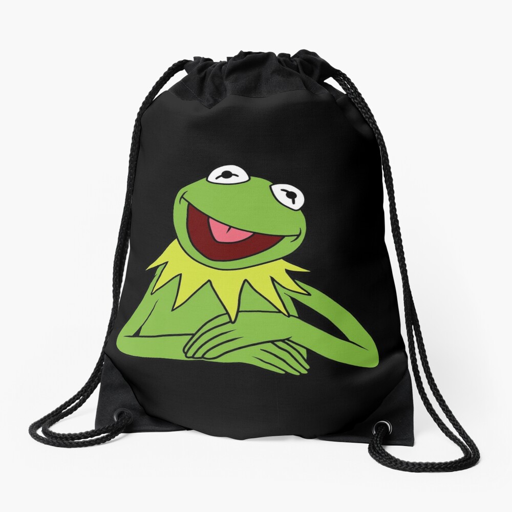 Kermit The Frog Drawstring Bag