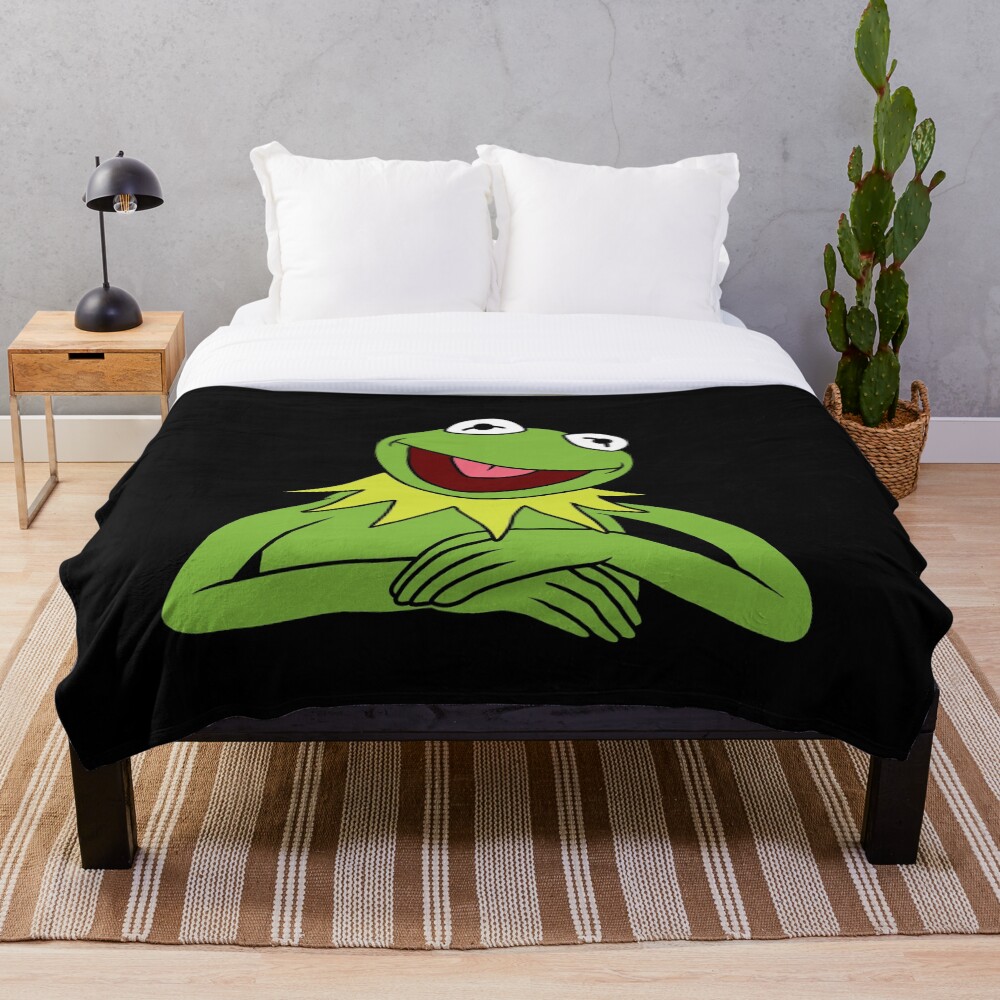 Kermit The Frog Throw Blanket